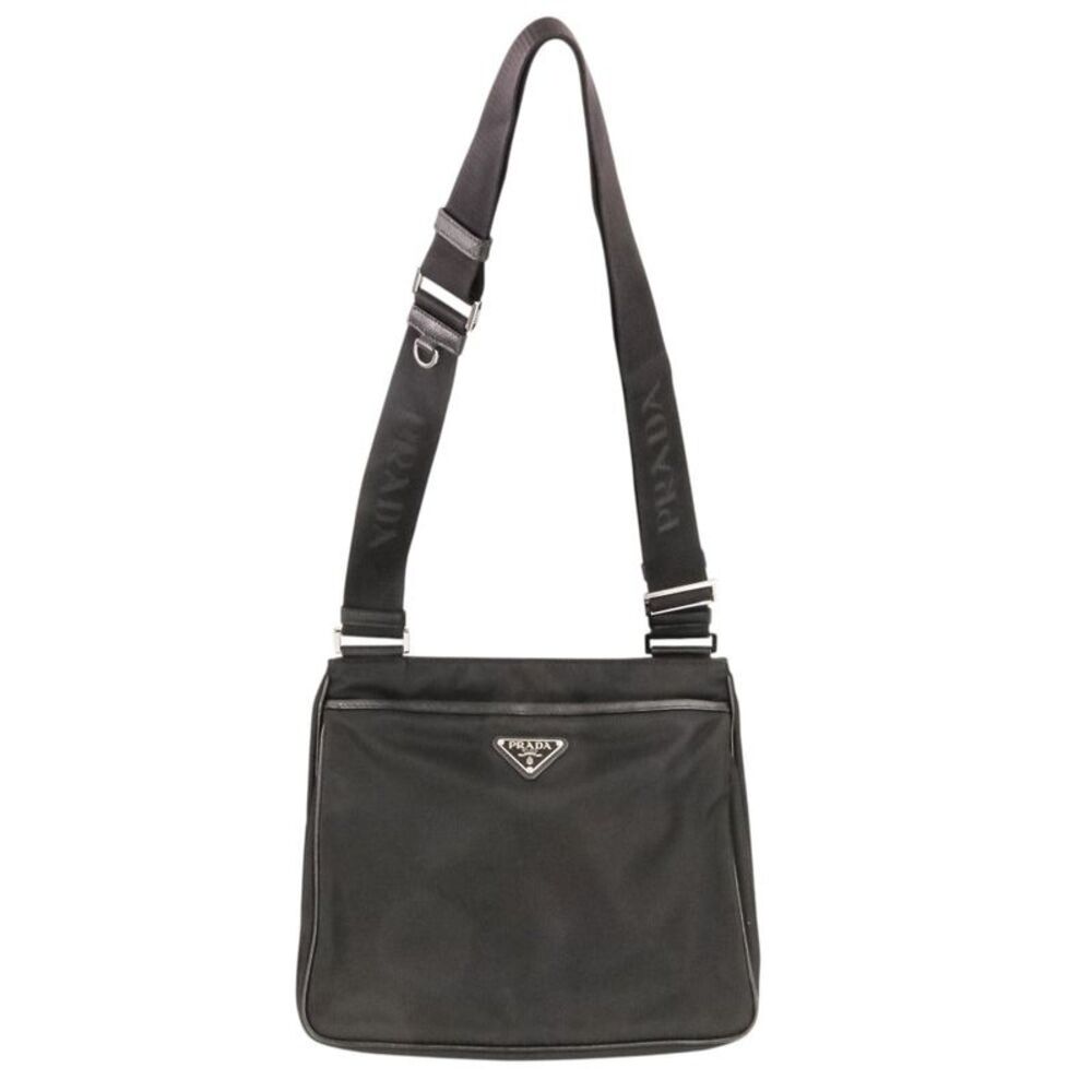 Prada Re-Nylon Saffiano Leather Shoulder Bag
